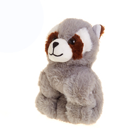 Bracelet à claquer pour enfants en peluche super douce en coton PP brodé avec un panda de dessin animé adorable