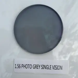 Jaarlijks Custom Lenzen Rx 1.56 Platte Top Lunettes Meekleurende Foto Grey Lens Voor Bril