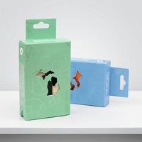 Boîte d'emballage en carton ondulé souple avec fenêtre en PVC pour cartouches de 1 ml, personnalisable avec logo, biodégradable, à l'épreuve des enfants