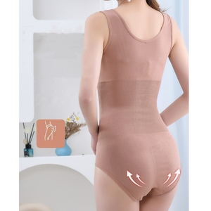 Corset One Piece de <span class=keywords><strong>grande</strong></span> <span class=keywords><strong>taille</strong></span> pour femmes, corset sans couture pour le ventre, pantalon à l'entrejambe avec boucle - Product Image 2