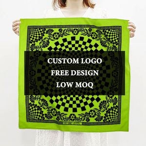Vente chaude sans MOQ : Foulard multifonctionnel en coton personnalisé avec votre logo pour l'extérieur, bandana à design sur mesure - Product Image 1