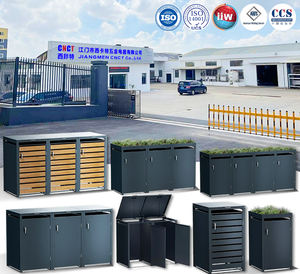 120/240L Wheelie Bin Storage Cover <span class=keywords><strong>Cubo</strong></span> de <span class=keywords><strong>basura</strong></span> Cubierta de <span class=keywords><strong>cubo</strong></span> de <span class=keywords><strong>basura</strong></span> Caja de cobertizo con caja de plantas - Product Image 4