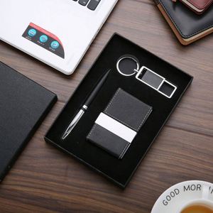 Llavero con Tarjetero y Bolígrafo Promocional de Marca para Hombre, Regalo Corporativo de Cumpleaños, Año Nuevo, Personalizado, para Uso Diario - Product Image 2