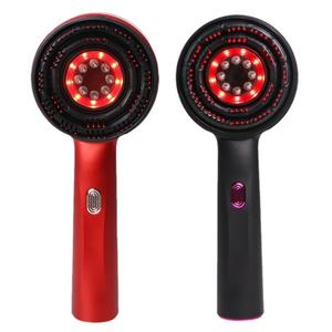 Brosse de massage électrique sans fil portable à lumière rouge pour la croissance des cheveux, peigne de massage du cuir chevelu pour la croissance des cheveux - Product Image 1