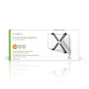 Kit de montage d'adaptateur d'écran pour moniteurs non VESA avec bras réglables et fixation sécurisée - Product Image 5
