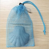 Haute qualité recyclable petit cordon cadeau pochette à linge Polyester maille filet sac ménage voyage cosmétiques bijoux personnalisé