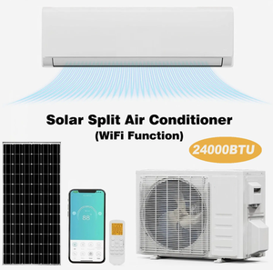 Chinese Manufacturer <b>Mini</b> Split 1 Ton 1.5HP 48V Solar Powered <b>Air</b> <b>Conditioner</b> WiFi Control Energy Efficiency Level AC/DC-12K 18K - Product Image 2