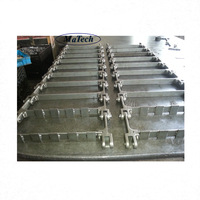 Chaîne de convoyeur en acier 50HRC P142 personnalisée en usine de MaTech fabriquée à partir d'un alliage durable pour le transporteur de canne à sucre