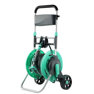 Chariot de bobine de <span class=keywords><strong>tuyau</strong></span> d'eau de jardin rétractable à haute pression écologique avec roues accessoires de jardin Trollry - Product Image 1