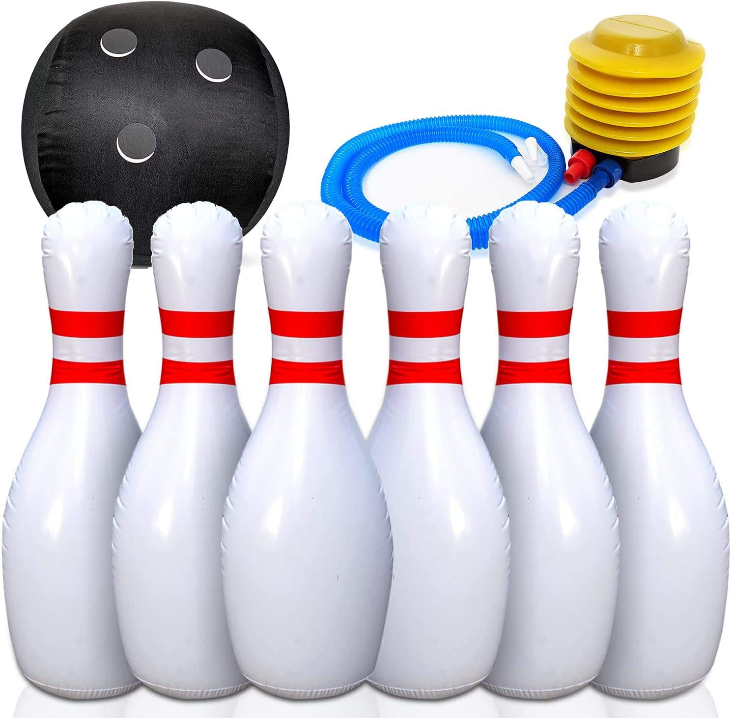 Set da bowling gonfiabile gigante gioco Set da Bowling gonfiabile gigante per bambini e adulti