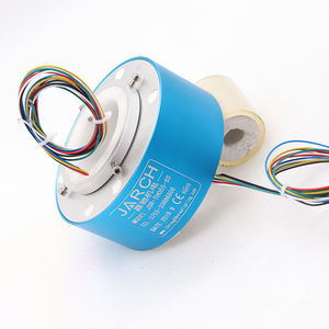 Anneau collecteur rotatif 100 mm, 30 circuits, 20 A, pour alimentation, Ethernet, signaux de capteurs pour robots - Product Image 2