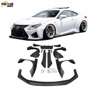 Kit de carrocería ancha Rocket Rabbit 2014-2018 para Lexus RC F, mejora de FRP, alerón delantero, faldones laterales, pasos de rueda, difusor trasero, piezas automotrices - Product Image 1