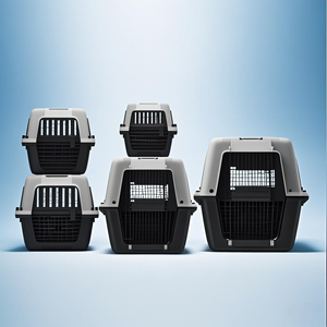 Oem Iata vliegtuigtransportbak plastic kattenbak luxe grote kennel op wielen huisdier reisdrager kooi hoge zware hondenbench - Product Image 5
