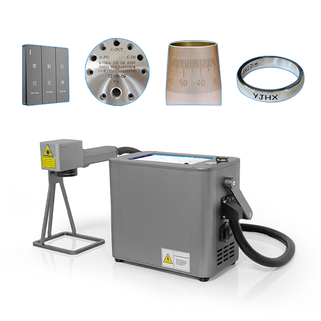 Handheld Fiber Laser Marking Machine 20W 30W 50W Portable Laser Engraver for Metal Stainless Steel Chassis Number Batch Code