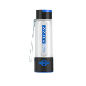 Ur-salud Venta caliente estilo deportivo diseño del cuerpo 400ml botella de agua de hidrógeno