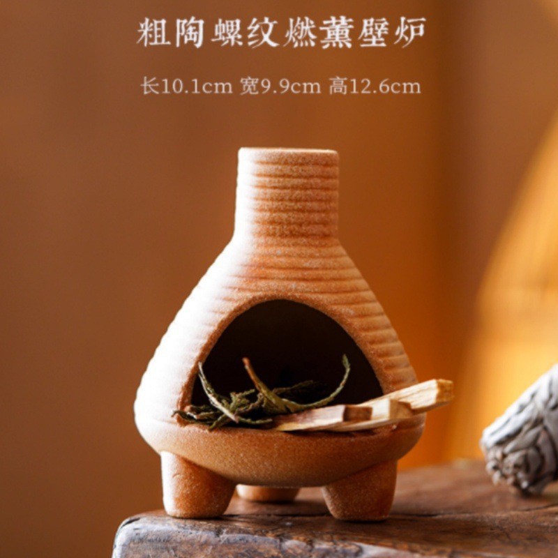 Chimenea pequeña de gres con rosca primaria