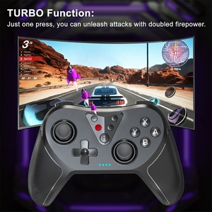Venta caliente de doble choque controlador de juego inalámbrico joystick GamePad para Nintendo Switch <span class=keywords><strong>PC</strong></span> - Product Image 5