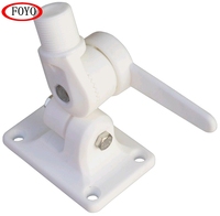Support d'antenne à cliquet en nylon blanc haute résistance FOYO, accessoire marin pour bateau, directement de l'usine