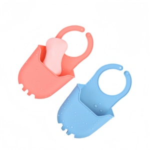 กล่องซิลิโคนใส่สบู่พร้อมช่องระบายน้ำแบบใช้แล้วทิ้งเป็นมิตรต่อสิ่งแวดล้อมสำหรับวางของในห้องครัวห้องน้ำที่เก็บสบู่ - Product Image 4