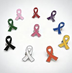 <span class=keywords><strong>Badge</strong></span> de sensibilisation au <span class=keywords><strong>cancer</strong></span> du sein en gros, en métal, en fer, en émail souple, en résine, épingle de sac à dos, souvenir, en alliage de zinc, <span class=keywords><strong>badge</strong></span> ruban OEM - Product Image 1