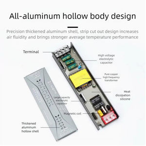 24 В Светодиодный источник питания RoHS Certifi 60W100W200W300W400W вход 200-240 В переменного тока для светодиодных ламп, промышленное освещение - Product Image 5