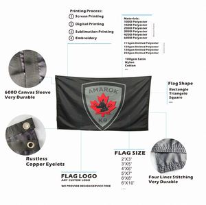 Drapeaux et Bannières Personnalisés pour Équipes Sportives, Imprimés par Transfert à l'Eau, Imperméables 3x5, pour la Coupe des Jeux Mondiaux, Promotionnels, pour l'Extérieur - Product Image 2