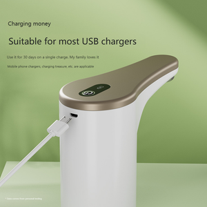 Bomba eléctrica para botella de agua, dispensador de agua potable ultrasilencioso, bomba recargable USB universal para cocina, oficina y hogar - Product Image 3