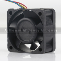Nouveau ventilateur de refroidissement NMB 5V 24V 48V DC 12V 0.11A AC EC 4020 40X40X20MM 4CM PWM à contrôle de température pour châssis, quatre fils 1608VL-04W-B46