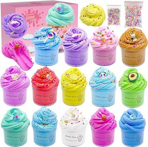 Slime Esponjoso de Cristal en Oferta, Arcilla de Seda Colorida Arcoíris, Nueva Popularidad Inspirada en el Helado para Niños y Adultos - Product Image 6