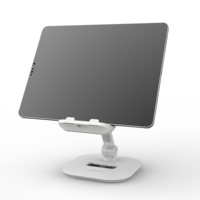 Trend Dizüstü Bilgisayar Standı Alüminyum Alaşımlı Katlanabilir Kollar Beyaz/Siyah Ayarlanabilir Döndürülebilir Tablet PC Standı Uyumlu Telefon Tablet