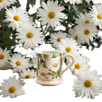 Tasse en céramique classique pour la maison, mug à lait papillon, mug en céramique vintage pour le bureau