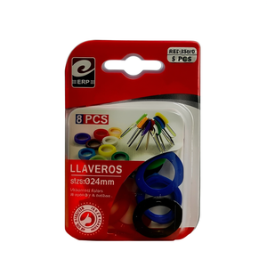Fundas para llaves Erpsl de 24 mm, 8 piezas, colores surtidos para llaves - Product Image 1