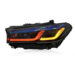 SJC Auto ADAPTIVE <strong>LED</strong> Headlights for BMW G30 G38 5 Series F90 M5 2021-2023 Laser Head <strong>Lights</strong> WHITE YELLOW <strong>RED</strong> Triple Drls Front - Product Image 5