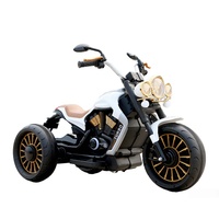 Moto électrique pour enfants unisexe, tricycle à 3 roues, lecteur de musique, fonction MP3, âges 2-13 ans, modèle BDL-1388, fabriqué en plastique durable