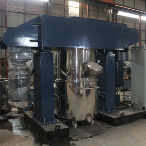 Mélangeur planétaire adhésif à haute viscosité, mélangeur à double arbre, machine de fabrication de mastic silicone sous vide - Product Image 5