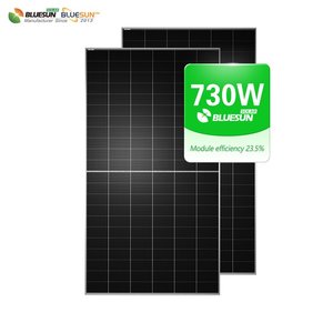 Panel Solar Bifacial Bluesun con Certificaciones de Calidad, Tipo N, Topcon, 730, 740, 750 Vatios, Alta Eficiencia del 23.5% para Uso Doméstico - Product Image 1