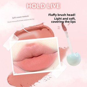 <span class=keywords><strong>HOLD</strong></span> <span class=keywords><strong>LIVE</strong></span> Vibrant Ball Color-Setting Velvet Lip Cream Nude Lip Mud Matte Lip Glaze Balm ใช้ได้สองแบบสำหรับริมฝีปากแก้ม HL746 - Product Image 2
