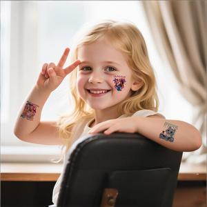 Ensemble <span class=keywords><strong>de</strong></span> tatouages temporaires imperméables avec 50 motifs - Chasse aux sorcières Cosplay / Concert <span class=keywords><strong>de</strong></span> groupe <span class=keywords><strong>de</strong></span> garçons Autocollants pour le visage et le corps - Product Image 4