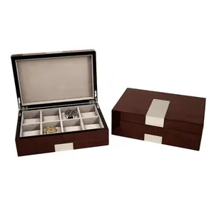 Luxury wooden watch box glossy executive series large Wood Watches display case 8 Slots Wood Watch Storage Box