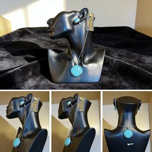 Collier en argent avec saphir doré naturel et perle d'eau douce, design joyeux et inspirant |   Empire de pierres précieuses Sebhan directement d'Addis-Abeba - Product Image 6