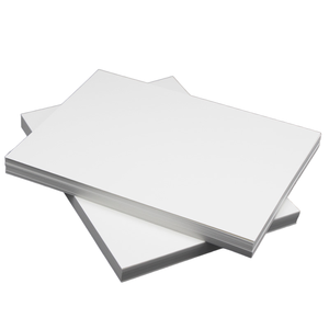 50 Hojas de Papel para Manualidades Antiestático de Color Blanco A3 120g-300g, Papel para Pintar a Mano - Product Image 1