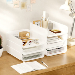 Le <span class=keywords><strong>rangement</strong></span> de bureau pour dossiers peut être empilé avec plusieurs niveaux de rayonnages. - Product Image 3