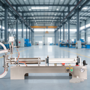 เครื่องบรรจุโลชั่นบำรุงผิวและครีมเครื่องสำอางแบบกึ่งอัตโนมัติแนวตั้ง ความแม่นยำสูง ใช้ไฟฟ้า - Product Image 1