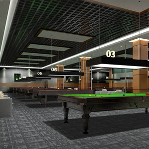 Modern Solid Color Wall-to-Wall <b>Carpet</b> Low Pile Synthetic Non-Slip Rectangle Office Use - Product Image 1