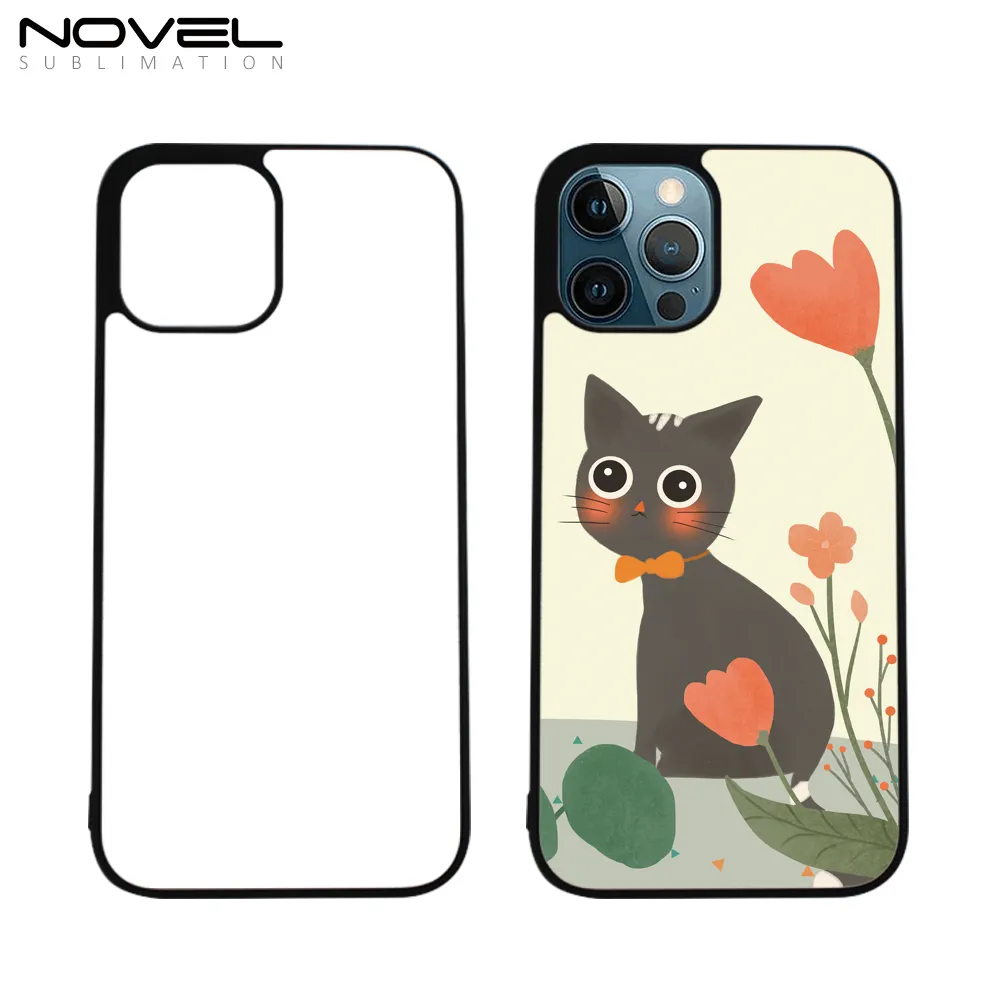 For iPhone 12 Pro case 2020 New Coming Sublimation Blank 2D TPU Phone Shell