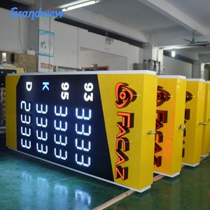 Autoportant en aluminium profil <span class=keywords><strong>prix</strong></span> de station-service pylône signe pilier totem <span class=keywords><strong>panneau</strong></span> <span class=keywords><strong>publicitaire</strong></span> pour la station service - Product Image 5