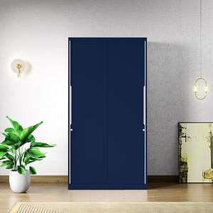 Guardaroba d'acciaio laminato a freddo alla moda per l'organizzazione di stoccaggio e vestiti della camera da letto dell'appartamento - Product Image 3