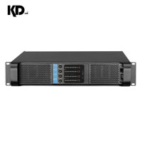 Amplificateur de puissance numérique de classe D à 4 canaux, 4 ohms, 1300 W RMS, boîtier métallique, montage en rack 2U, pour système de sonorisation de scène extérieure