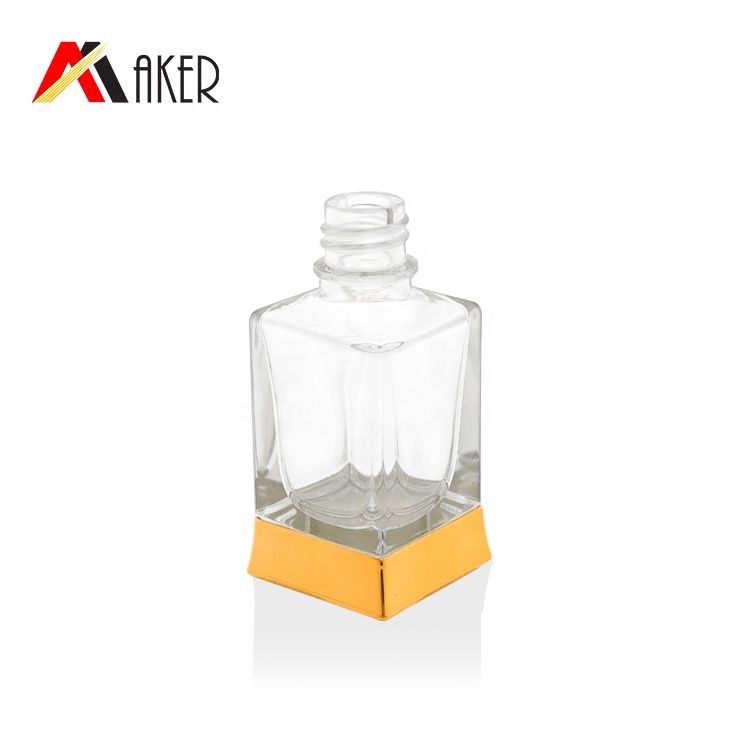 La plus nouvelle conception unique carré clair vide 30ml bouteille en verre de parfum de jet