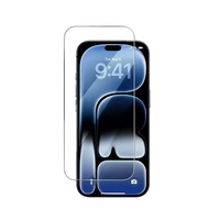 Protection d'écran en verre trempé HD transparent pour iPhone 18 Pro Max 17 16 15 14 13, couverture intégrale anti-rayures en aluminium haute qualité pour iPhone 18